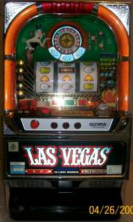 Licensed LAS VEGAS Casino SLOT MACHINE   Olympia Excellence Model 