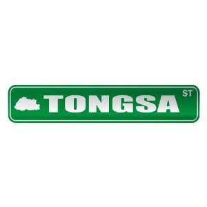   TONGSA ST  STREET SIGN CITY BHUTAN