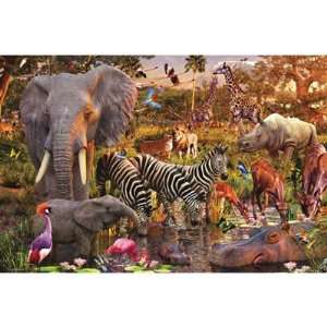  African Animals 3000 Piece Puzzle Toys & Games