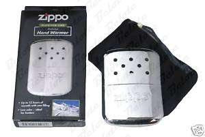 Zippo Refillable Deluxe Hand Warmer w/ Pouch 40182 NEW  