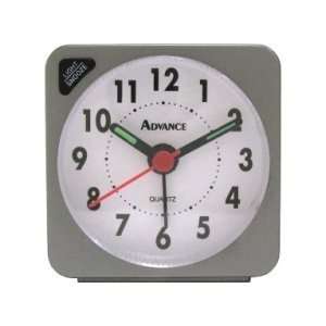   SIL Twist Analog Alarm Clock   Silver   Pack of 6