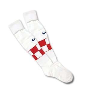  10 11 Croatia Home Socks   White