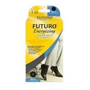  Futuro Energizing Womens Trouser Socks Mild 8 15mm Black 