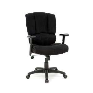  Gruga Seating Premium Fabric Task Chair in Black Office 