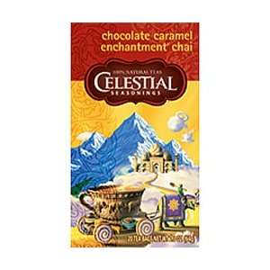CELESTIAL CHOCOLATE CARAMEL ENCHANTMENT TEA, 20ct  Grocery 