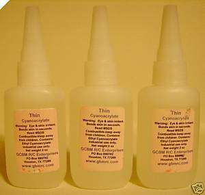 Woodturning Penmakers Thin CA Super Glue 2 OZ. 3 Pack  