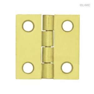  1 Square Butt Hinge Loose Pin Brass Plated 2 Pack LQ 