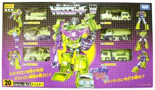 Takara Tomy Transformers Encore 20 G1 Constructicons Devastator Action 