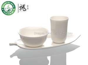 Feng Qing Tang Fine White Porcelain Gongfu Tea Cups Set  