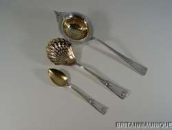 Art Nouveau WMF Spoons w/Case Tea Strainer &Sifter Nº44  
