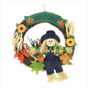 BRAND NEW FALL HARVEST WELCOME WREATH FAST SHIP  