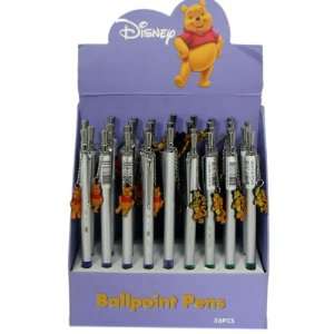 Disney Winnie The Pooh and Tigger Ballpoint Pens   2 slim retractable 