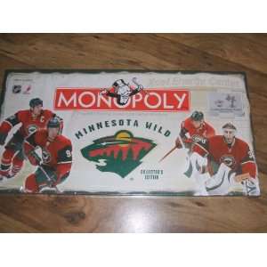  Minnesota Wild Monopoly Collecters Edition Toys & Games