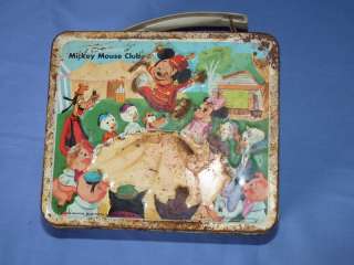 Original Mickey Mouse Club Aladdin Lunch Box  