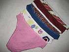 Pair Fruit of The Loom Ladies Cotton Thongs   Size 5