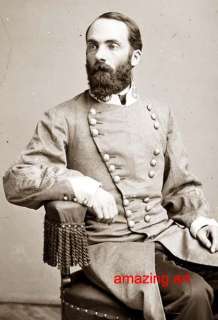 Hand Painted Civil War Painting General Joseph Wheeler  