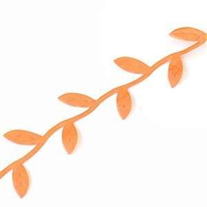  Orange Leaf Ribbon (10 yard spool) 
