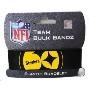   Steelers Extra Large NFL Bulk Bandz Bracelet