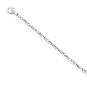  18 Inch Stainless Steel Cable Chain Necklace.   18 Inch 