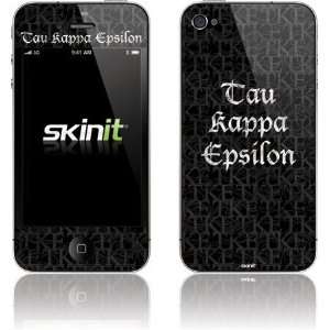 Skinit Tau Kappa Epsilon Black & White Vinyl Skin for Apple iPhone 4 