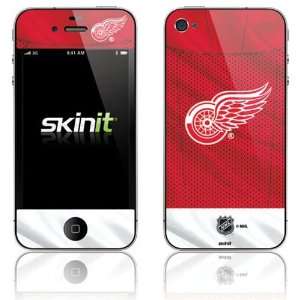  Detroit Red Wings Home Jersey iPhone 4 Skin Sports 