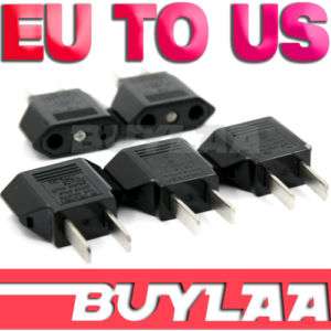 AC Travel Power Adapter Plug European Euro to US  