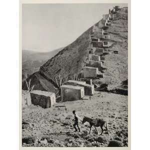   Lasithi Mountains Pass Crete   Original Photogravure
