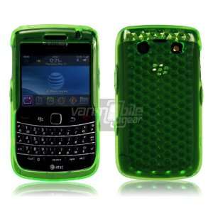  Green Hard Gel Prism Design Case for BlackBerry Bold 