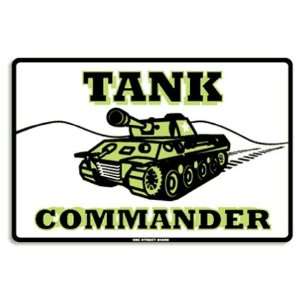  Seaweed Surf Co Tank Commander Aluminum Sign 18x12 in 