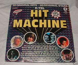 Tel Hit Machine. 20 Original Hits 1976 LP Vinyl  