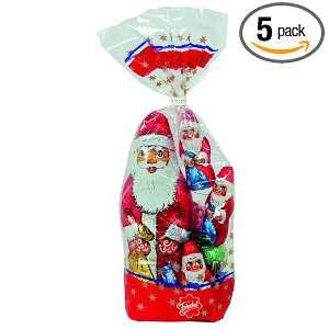 Friedel Santa & Tree Ornaments in Bag, 7.9 Ounce (Pack of 5)  