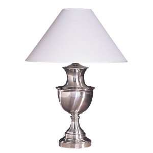  Linen Louise Shade Chrome Table Lamp