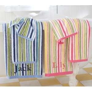 Pottery Barn Kids Multistripe Bath Towels