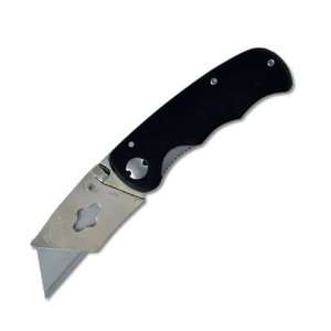 Fury Sporting Cutlery Box Cutter with Black Aluminum Handle and Pocket 