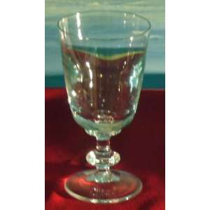  of 6 Bohemian Handmade 24% lead crystal Czech Republic Wine Glasses 