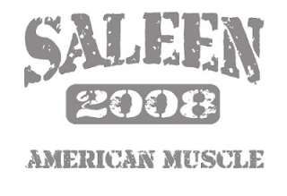 1984 2010 Saleen American Muscle Car Tshirt NEW  