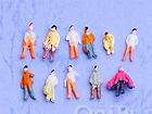 100pc Painted Model Train People Figures Layout Scale Z