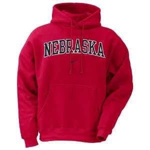  Nike Nebraska Cornhuskers Red Classic Hoody Sweatshirt 