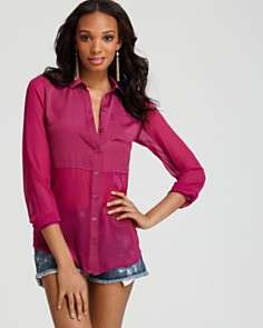 Free People Shirt   Best of Both Worlds Button Down