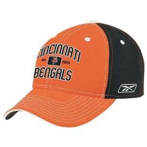 Reebok Cincinnati Bengals Topstitch Athletic Hat  Sports 