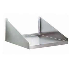  Microwave Shelf, Wall Mounted, Stainless Steel, 18D, 24W 