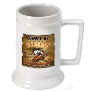  Personalized 16 oz. Saloon Beer Stein