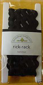 Notion Rick Rack Trim Black sewing doodlebug craft kids  