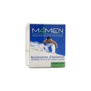   Moom for Men Fabric Strips   Hair Removal Accessories, 48 ct,(Moom