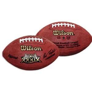 NFL Extras Wilson Super Bowl XXXIX Football  Sports 