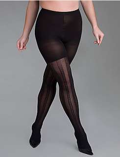 Plus size Spanx Corset Patterned Control Tights  Cacique Intimates