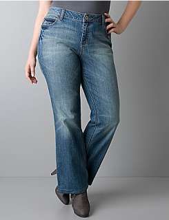  product,entityNameWashed bootcut jeans by DKNY JEANS
