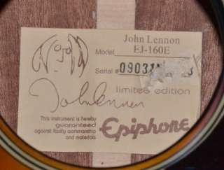 Epiphone EJ 160E Lennon Acoustic Guitar Repair Project  