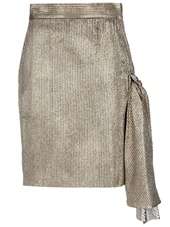GIANNI VERSACE VINTAGE   Silk mix metallic skirt.