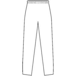  Classic PVC/Poly Elastic Waist Pants (.35mm) Yellow (2XL 